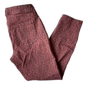 NYDJ Ami Skinny Leopard Print Denim Jeans - Women’s 0P